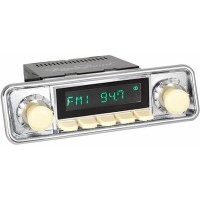 San Diego Classic DAB Car Radio Ivory Hooded Classic Spindle Radio Bluetooth