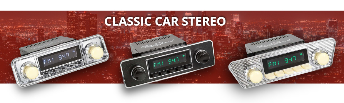 Classic Car Stereo From RetroCarStuff.com